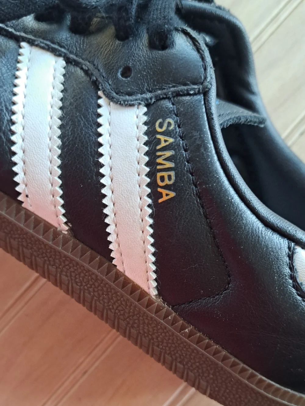 adidas Samba OG Blk White Gum Leather Classic Retro Sneakers Youth Unisex Sporty